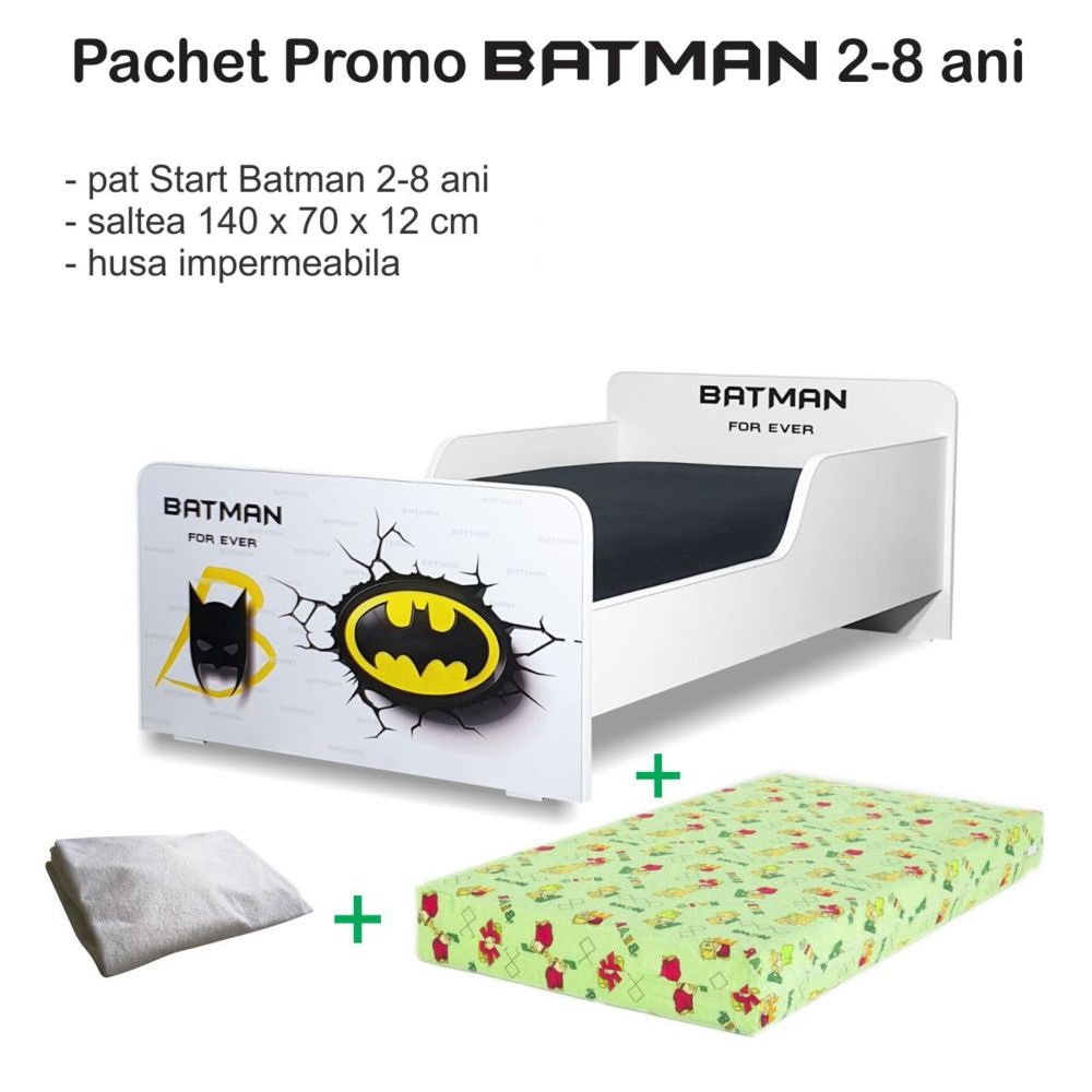 Pachet promo Pat copii Batman 2-8 ani